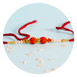 Rudraksha Rakhi: