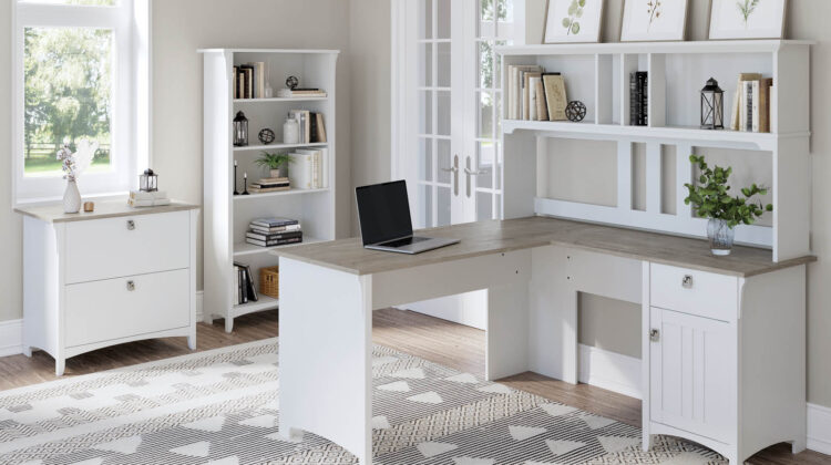 Cornering Productivity: The Advantages of an L-Shaped Desk with a Hutch